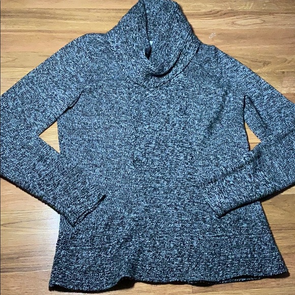 Calvin Klein Sweaters - Calvin Klein cowl neck black and white sweater, S